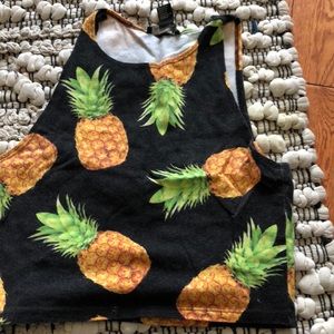 Pineapple crop top